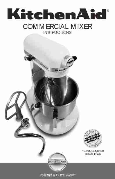 KitchenAid Mixer COMMERCIAL MIXER-page_pdf